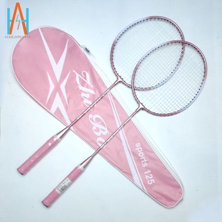 สินค้า ไม้แบดมินตัน Sportsน 125 อุปกรณ์กีฬา ไม้แบตมินตัน พร้อมกระเป๋าพกพา ไม้แบดมินตัน Badminton racket