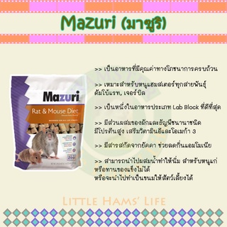 ภาพหน้าปกสินค้ามาซูริ อาหารหนูแฮมสเตอร์ แบ่งขายขนาด 100g. / 200g. / 500g. ที่เกี่ยวข้อง