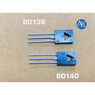 BD139 BD140 ทรานซิสเตอร์ Transistor ยี่ห้อ ST แท้ [ราคาต่อ 1 ชิ้น]