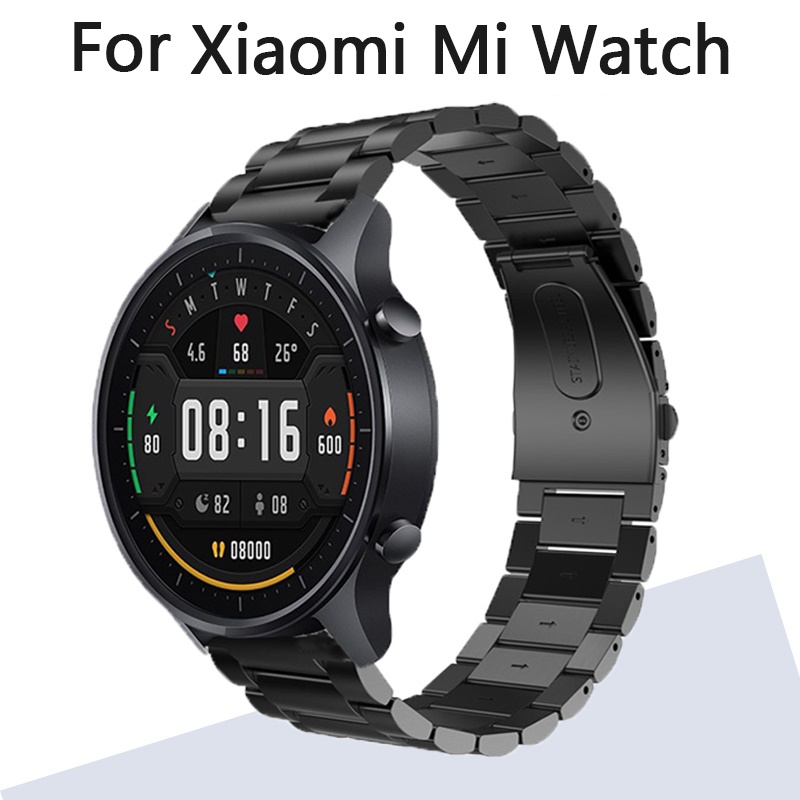 ภาพหน้าปกสินค้าXiaomi Mibro Air / Mibro Color สายนาฬิกาข้อมือสแตนเลส 22 มม . สําหรับ Xiaomi Mi watch นาฬิกาสมาร์ทวอทช์