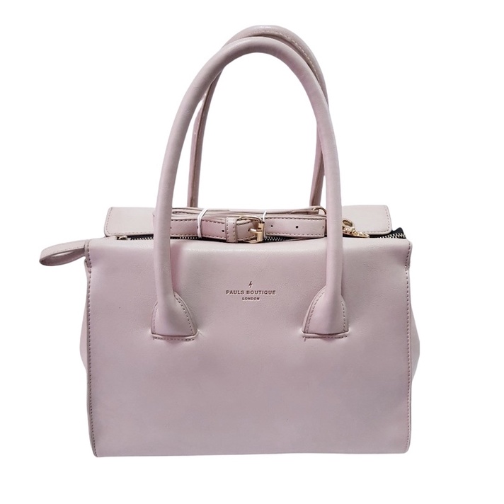 กระเป๋า Paul Boutique London cross body bag สีชมพูอ่อน Shopee Thailand