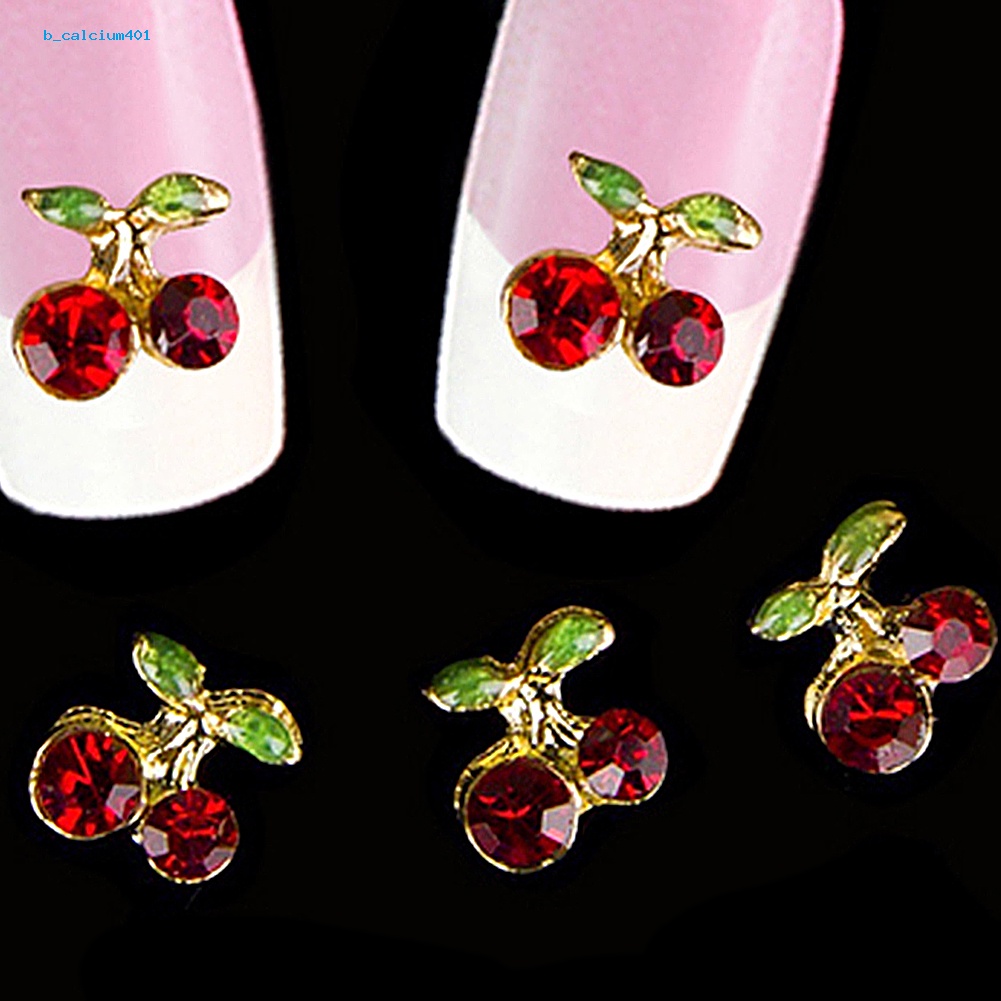 farfi-10-pcs-shiny-3d-cherry-shape-nail-art-rhinestone-studs-glitters-charms-lay-gifts