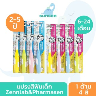 ภาพหน้าปกสินค้าแปรงสีฟันเด็ก ขนแปรงนุ่มพิเศษ Zennlab&Pharmasen (จำนวน 1 ด้าม) เด็กเล็ก 6-24 เดือน เด็กโต 2-5 ปี ซึ่งคุณอาจชอบสินค้านี้