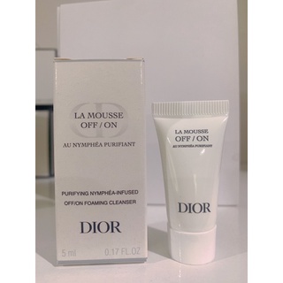 Dior  LA MOUSSE OFF/ON FOAMING CLEANSER โฟมล้างหน้า 5 ml