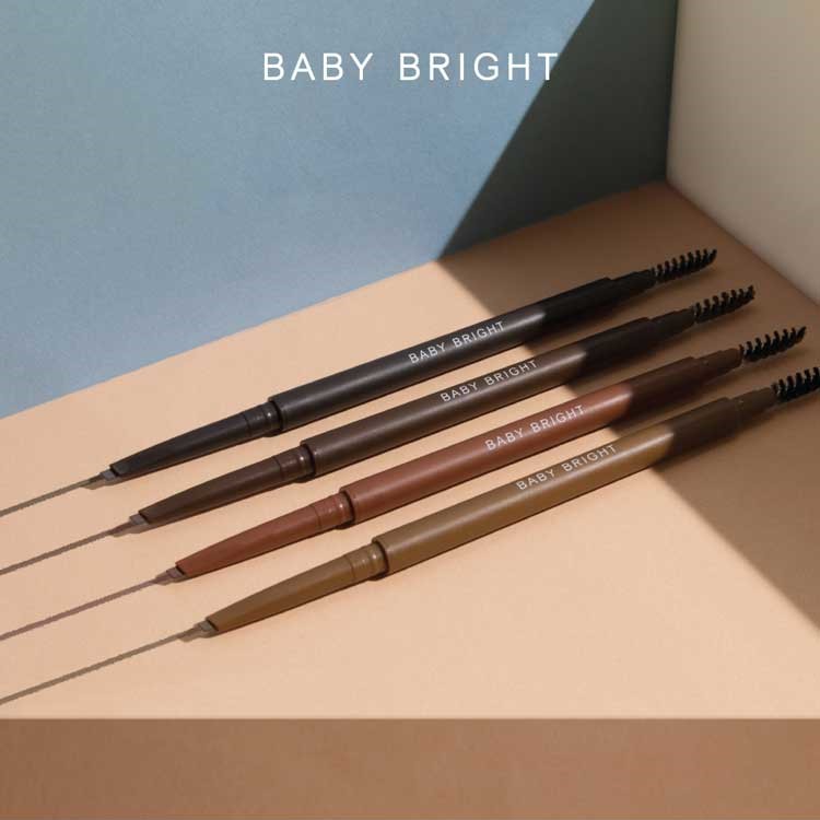 ภาพสินค้าถูก/แท้/ส่งฟรี ดินสอเขียนคิ้ว Baby Bright Triangle Slim Brow Pencil เขียนคิ้วหัวตัด คิ้ว เขียนคิ้ว กันน้ำ คิ้วสวย จากร้าน lovelove_may บน Shopee ภาพที่ 3