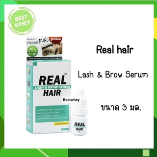 Real Hair Lash&amp;Brow Serum 3ML เซรั่มบำรุงขนตา ขนคิ้ว(3854)