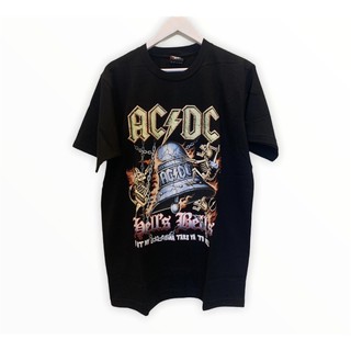 เสื้อยืดวงดนตรี สกรีนลาย AC DC ลายชัด สีสวย ซักไม่หลุด ไม่หด ไม่ย้อย 💯