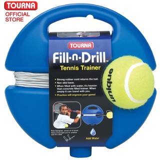 TOURNA FILL.n.DRILL Tennis Trainers ลูกเทนนิสสำหรับฝึกซ้อมพร้อมฐานถ่วงใส่น้ำ