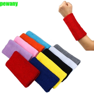 สินค้า PEWANY Fitness Sweatband Cricket Arm Band Wristband Tennis Sport Exercise Badminton Yoga Aerobics Sweat Band/Multicolor