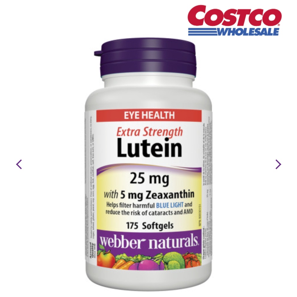 webber-naturals-lutein-extra-strength-25-mg-softgels-canada