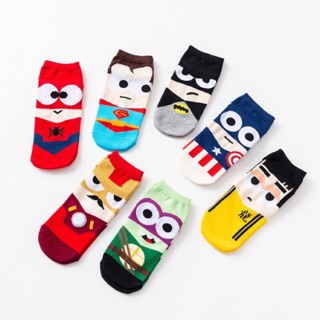 🧦พร้อมส่ง🧦ถุงเท้าข้อสั้นลายการ์ตูน🔻อ่านใต้ภาพก่อนสั่ง❌ไม่มีเก็บปลายทาง