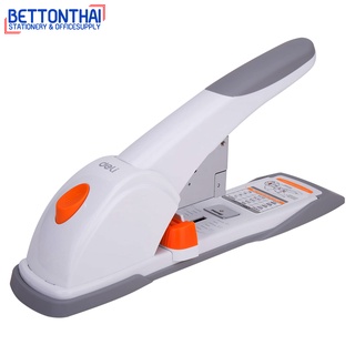 Deli 0487 Heavy Duty Stapler เครื่องเย็บกระดาษ 80 แผ่น รับประกันสินค้า 3 เดือน แม็ค แม็ก แม็กเย็บกระดาษ แม็คเย็บกระดาษ