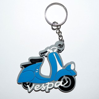 พวงกุญแจยาง Vespa mortor bike Vespa