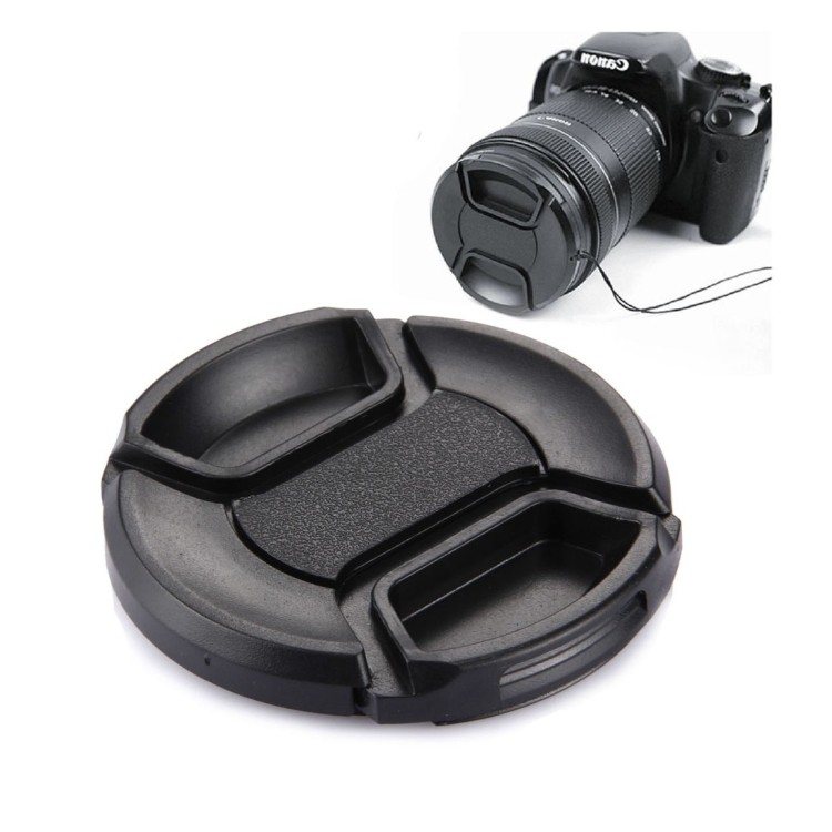 ภาพหน้าปกสินค้าฝาปิดเลนส์ มีหลายขนาด Lens cap 37 39 40.5 43 46 49 52 55 58 62 67 72 77 82 86 mm ฝาเลนส์ ฝาปิดหน้าเลนส์ ฝา เลนส์ จากร้าน straplife94 บน Shopee