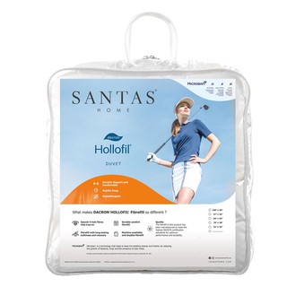 ไส้ผ้านวม SANTAS HOLLOFIL 100x90 นิ้ว ให้ค่ำคืนแห่งการพักผ่อนได้หลับอย่างสบายด้วยไส้ผ้านวม จากแบรนด์ SANTAS รุ่น HOLLOFI