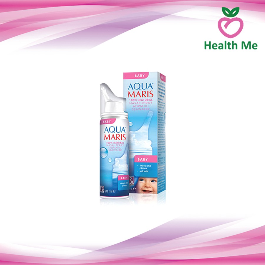 ภาพหน้าปกสินค้าAqua Maris Baby Nasal Spray สเปรย์พ่นจมูกสำหรับเด็กอ่อน ขนาดบรรจุ 50 มล