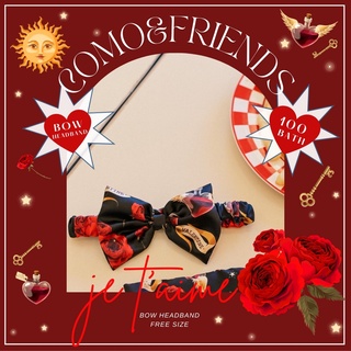 como and friends : Je taime: 05 bow headband โบว์