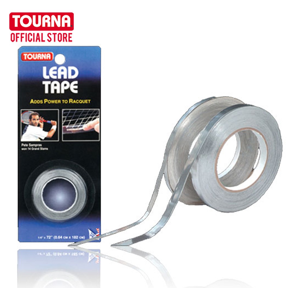 ภาพหน้าปกสินค้าTOURNA LEAD TAPE- Roll( 1/4" x 72") เทปตะกั๋วถ่วงน้ำหนักแบบม้วน เทนนิส จากร้าน tourna_official บน Shopee