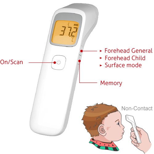 bluetooth-เครื่องวัดไข้-เครื่องวัดอุณหภูมิชนิดไม่สัมผัสร่างกาย-non-contact-thermometer-uright-td1242