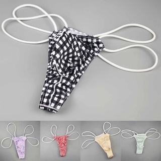 CAMILLES - -Mens Thongs Underwear G-String Bikini Low Rise Quick-Drying Comfortable T-Back-【Mens-fashion】