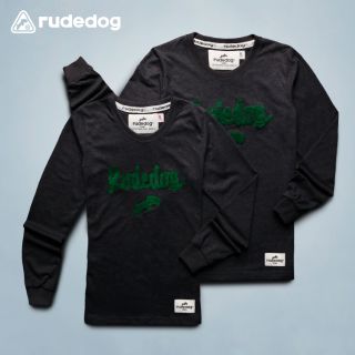 Rudedog เสื้อยืด รุ่น Romio สีท็อปดำ