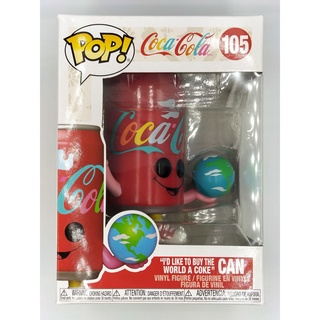 Funko Pop Ad Icon Coca Cola Can - Id Like to Buy the World a Coke #105