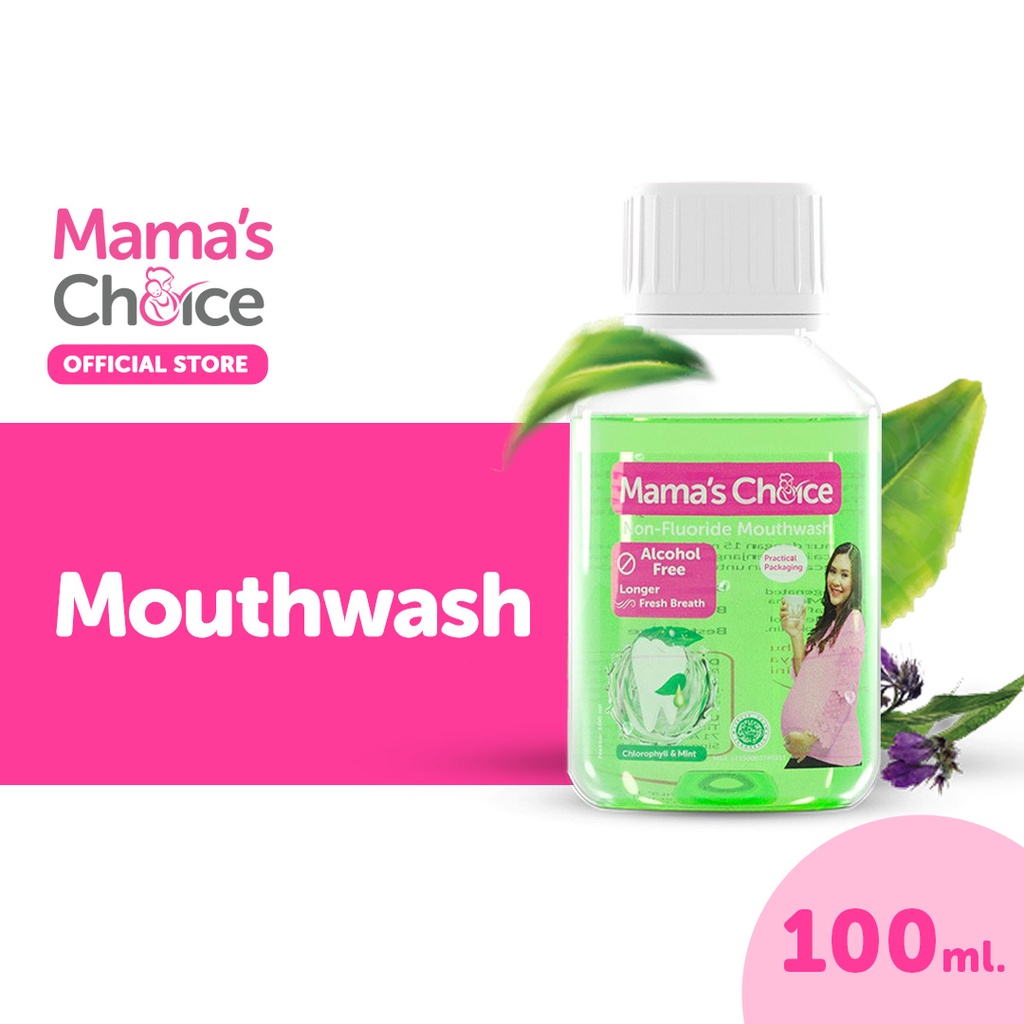 ภาพหน้าปกสินค้าMama's Choice น้ำยาบ้วนปาก สูตรธรรมชาติ ดูแลช่องปาก ปราศจากฟลูออไรด์ ปลอดภัยสำหรับคนท้อง - Mouthwash