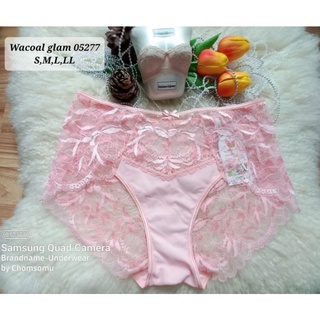 Wacoal Glam (วาโก้) Size S,M,L,LL ชุดชั้นใน/กางเกงชั้นในทรงจีสตริง(G-string) 05277