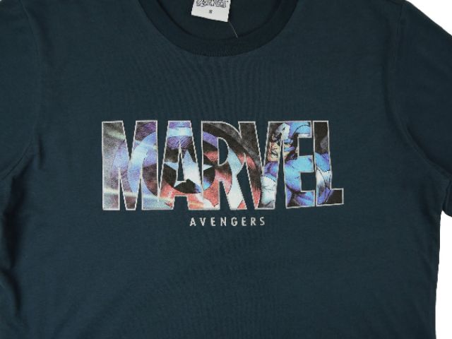เสื้อยืดมาร์เวล-marvel-9097-nv-สีกรม