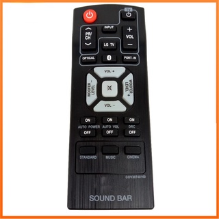 รีโมตคอนโทรล สําหรับ LG SOUND BAR COV30748160 Fernbedienung รีโมตคอนโทรลโทรทัศน์ สีดํา