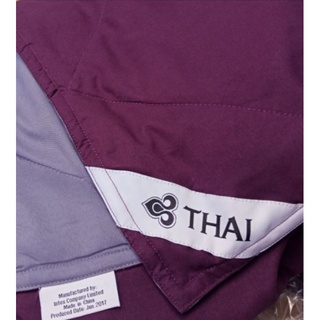 ผ้าห่มการบินไทยชั้นบิซิเนสคลาส​Business Class Thai Airways blanket ผ้าห่มเกรดดีนุ่มหนาอุ่น