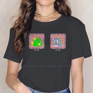 T-shirt  เสื้อยืด ผ้าชีฟอง พิมพ์ลาย Bub Bob สไตล์สตรีท แบบพิเศษ สําหรับผู้หญิงS-5XL