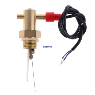 G1/2" Water Flow Switch DN15 Liquid Flowing Switch 10W Brass for Pump