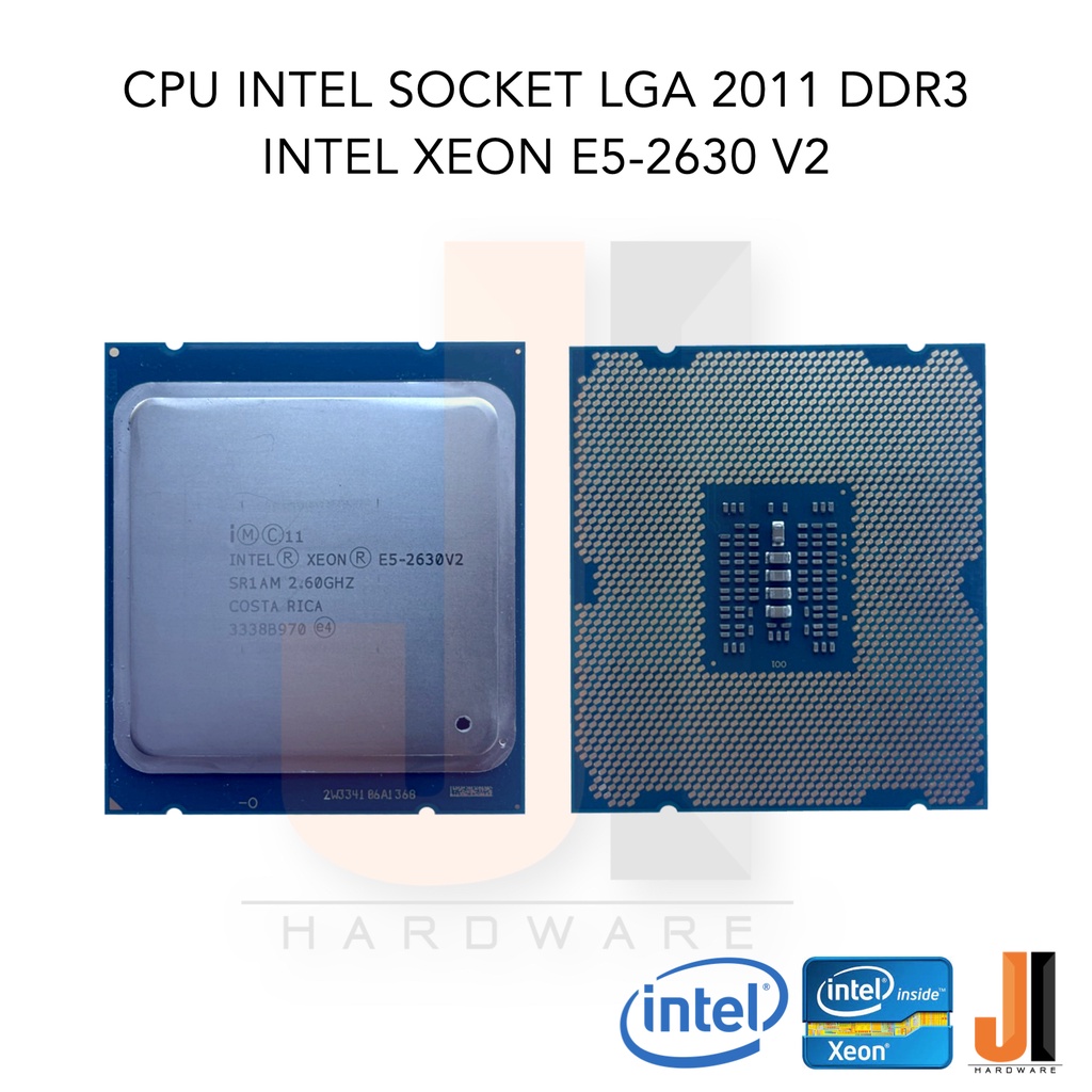 CPU Intel Xeon E5-2630 V2 6 Core/ 12 Thread 80 Watts No Fan Socket LGA ...