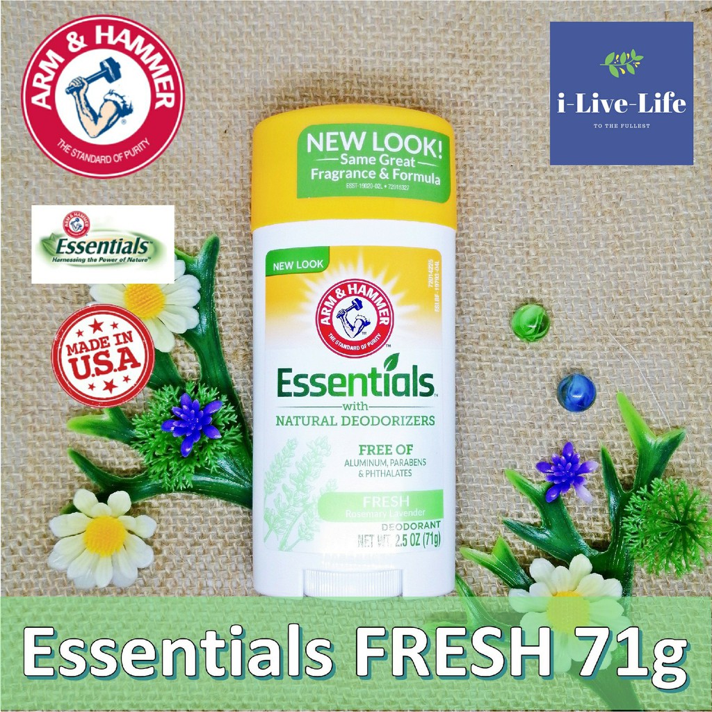 อาร์มแอนด์แฮมเมอร์ Essentials Natural Deodorant For Men and Women Fresh ...