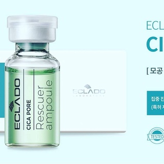 [แอมพูลกระชับรุขุมขน จากศูนย์ความงามเกาหลี🇰🇷] Eclado Rescuer CICA Pore Ampoule