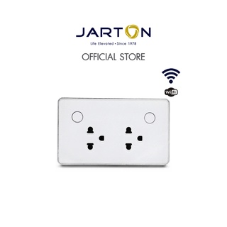 JARTON Wi-Fi ปลั๊กผนัง 2 จุด รหัส131325