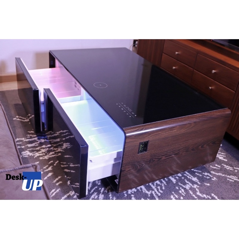 โต๊ะข้างโซฟา Smart Coffee Table ตู้แช่เย็น มีช่องแช่เย็น ที่ชาร์จมือถือ ...