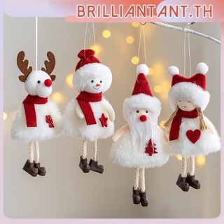 Christmas Plush Angel จี้ Angel ตุ๊กตา Charms Merry Christmas Tree Decor ตกแต่งคริสต์มาสสำหรับ Xmas Tree Bri