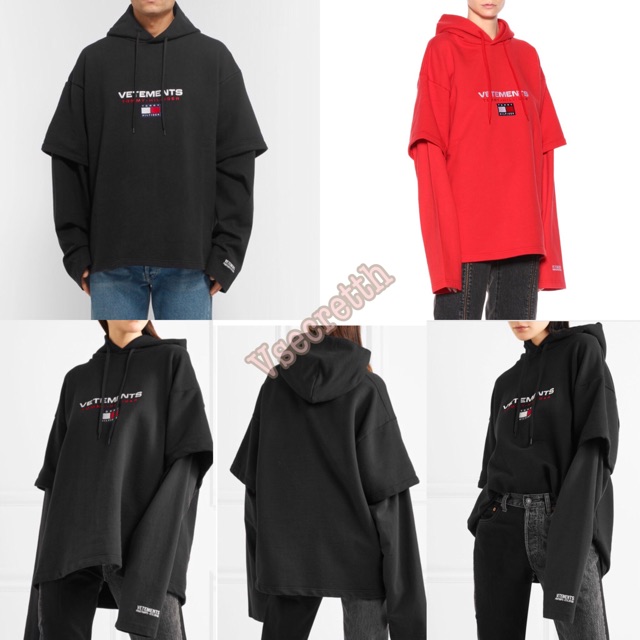 Tommy hilfiger x hot sale vetements hoodie