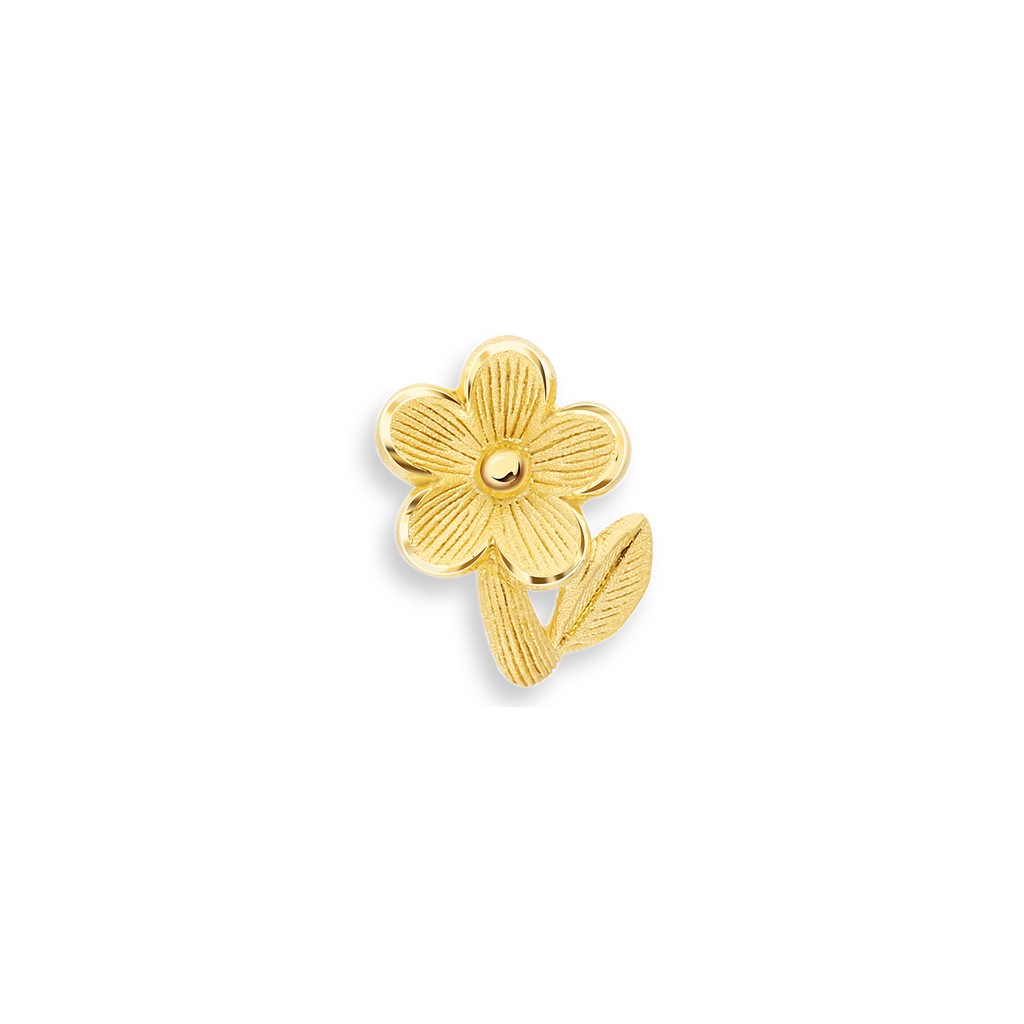 ภาพหน้าปกสินค้าPRIMA ต่างหูทองคำ 99.9% รูปดอกไม้ (ดอกเดซี่) MONO CHIC NG1E3552-SG (จำหน่ายเป็นชิ้น)