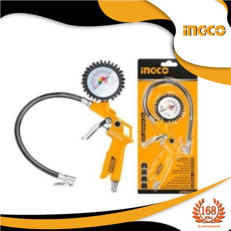 INGCO รุ่น ATG0601 ที่เติมลมยาง หัวเติมลม สายอ่อน พร้อมเกจ์วัด ใหม่ แท้ ...