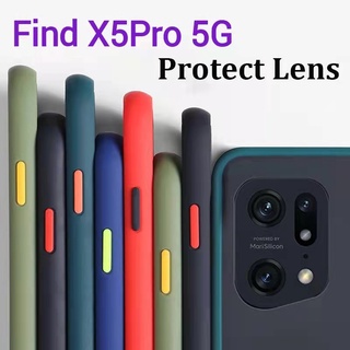 Find X5Pro(พร้อมส่งในไทย)เคสขอบนิ่มหลังแข็งขุ่นคลุมกล้องOPPO Find X5 Pro 5G