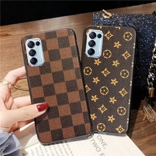 เคส-For OPPO Reno 6 A74 A94 A15 A93 Reno 5 Reno 4 A53 A31 A12 A73 A92 A52 F7 A91 A5 2020 Reno 2f F11 pro A7 A73 Reno 2 A3S F9 F7 F5 A5S A9 2020 Luxury Leather|XH