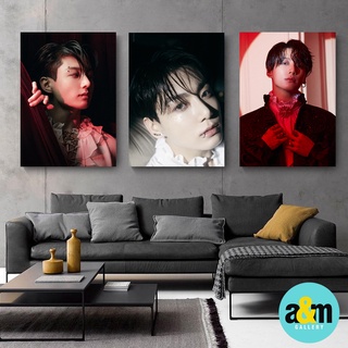 Hiasan DINDING KAYU Jungkook โปสเตอร์ไม้ TIME DIFFERENCE VERSION I Wall Hanging Room Decoration I K-POP โปสเตอร์ไม้ตกแต่งห้อง - A&amp;M