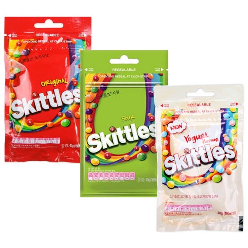 Skittles Candy ลูกอมผลไม้ ขนาด 40g Shopee Thailand