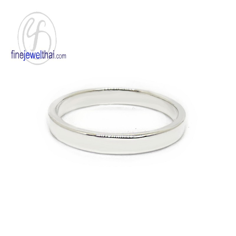 ราคาและรีวิวFinejewelthai แหวนเกลี้ยง-แหวนเงิน-แหวนหมั้น-แหวนแต่งงาน-Silver925-Wedding-Ring - R100500