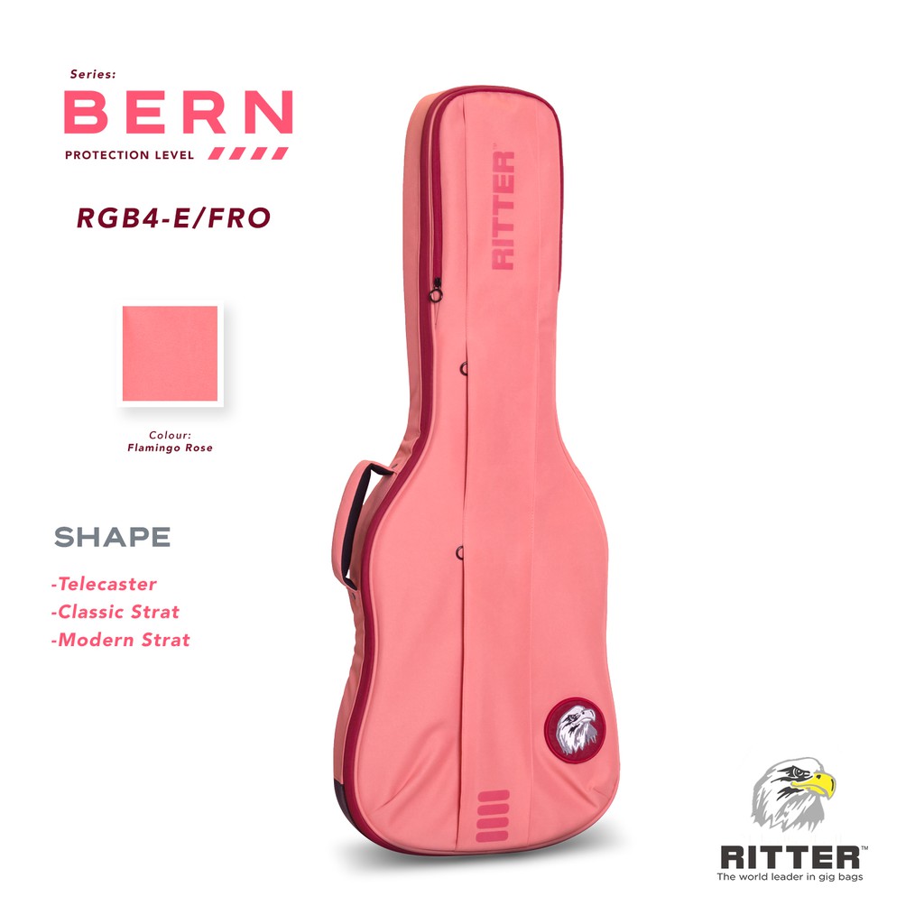 ritter-bern-4-flamingo-rose-กระเป๋ากีตาร์ไฟฟ้าทรง-telecaster-strat