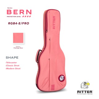 Ritter BERN 4 "Flamingo Rose"  กระเป๋ากีตาร์ไฟฟ้าทรง Telecaster / Strat