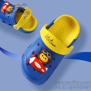 รองเท้าเด็กหัวโต สไตล์เกาหลี AF003: Lion Fly ( สไตล์ crocs croc )